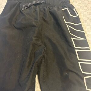 Nike Kids Black and Gray Shorts